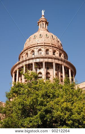 Capital Building Austin Texas Government Building Blue Skies