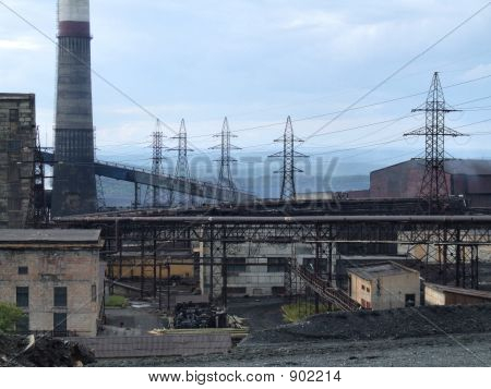 Industrial Factory Gebiet in Russland
