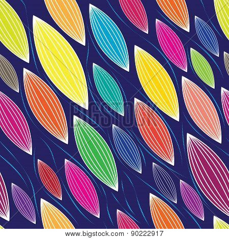 Abstract Colorful Vector, Seamless Background