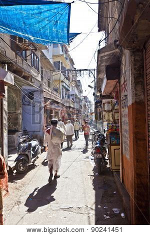 Cycle Rickshaws  In The Streets