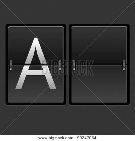 Vector mechanical timetable empty