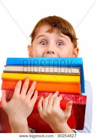 Little Girl With The Books