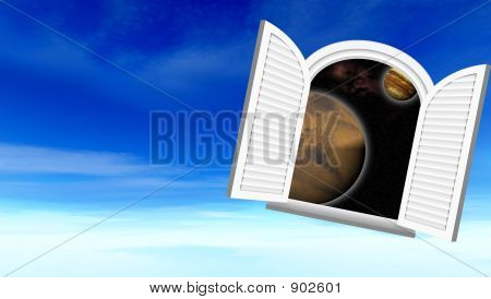 Ventana en el espacio