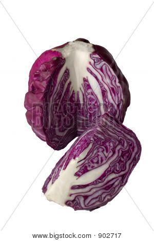 Testa di cavolo rosso