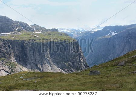 View on the mountains.