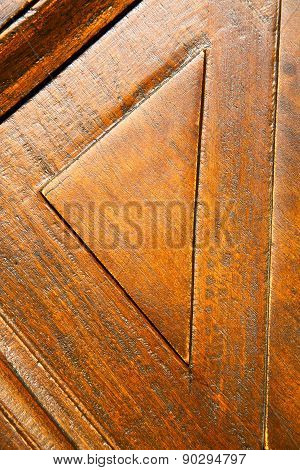 In Mozzate Rusty Brass Brown Knocker E