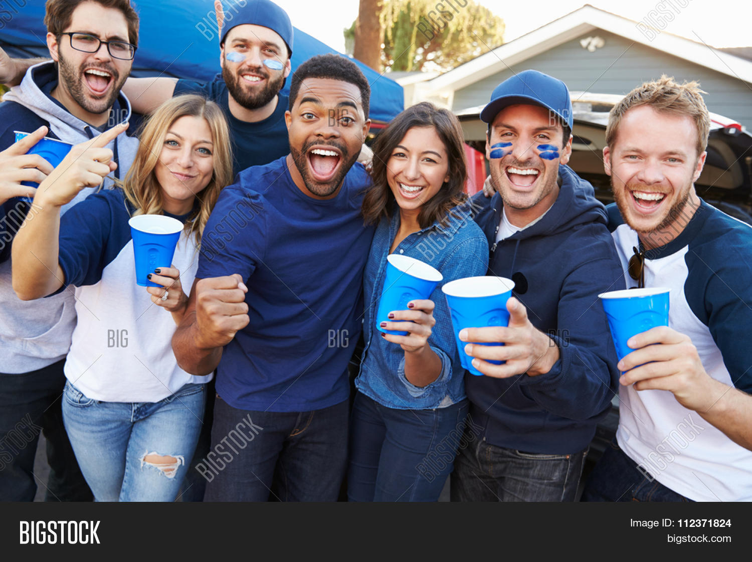 Group Sports Fans Image & Photo (Free Trial) Bigstock