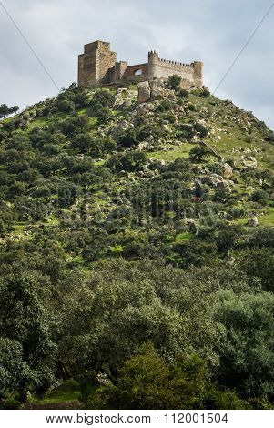 Castle At Burqillos Del Serro, Estremadura, Spain