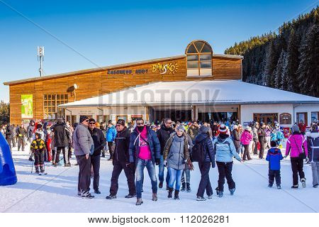 Bunderishka polyana, ski station, cable car lift, Bansko, Bulgaria