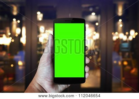 Modern Mobile Phone In The Hand