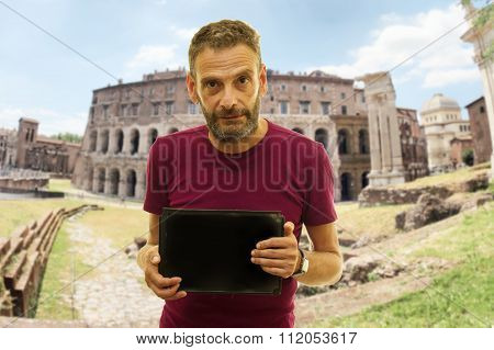 Blank Clapperboard Man