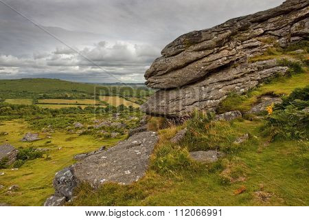 Landscape Of Land's End In Cornwall England