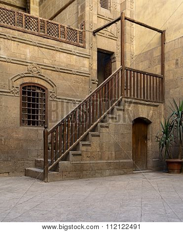 CAIRO, EGYPT - December 19: Courtyard Of Zeinab Khatoun House. A Historic House In Old Cairo, Egypt