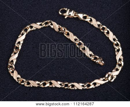 Yellow Gold Chain Bracelet