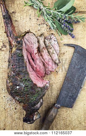 Barbecue Haunch of Vanison