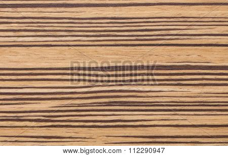 Macro Of Zebrano Wood Texture For Backgrounds