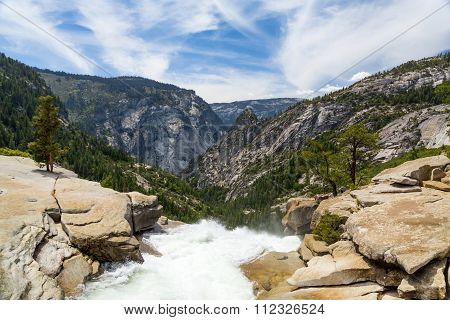Vernal Fall in summer, Yosemite National Park California