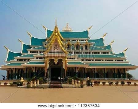 Temple Of Buddha With Blue Sky
