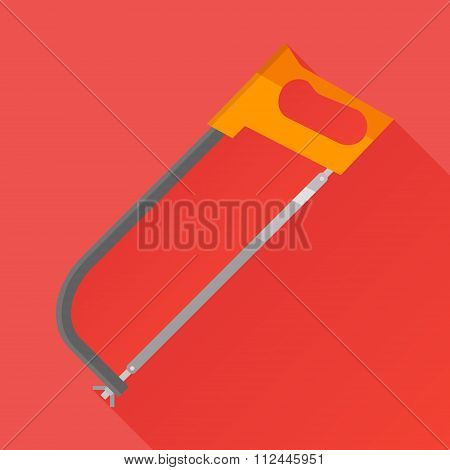 Cutting saw flat icon