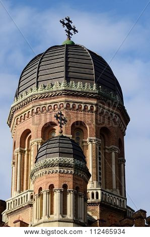 Dome Of Seminary Church In Former Archiepiscopal Residence Complex (chernivtsi University), Ukraine