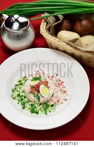 Russian National Dish Of Hash, Restaurant Supply