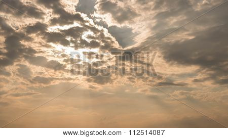 Light Streaming Through Clouds