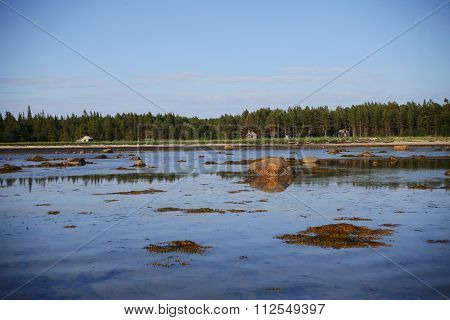 Deserted Village By The Sea