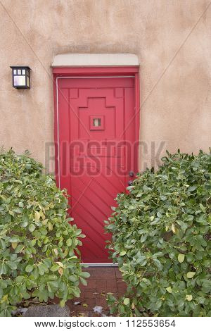 Santa Fe New Mexico The Red Door