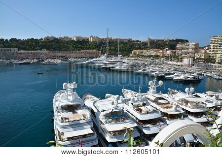 Quay Monte Carlo Boats And Yachts At Berth