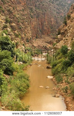 Ouzoud Gorges located in the Grand Atlas, Azilal province in Morocco, Africa