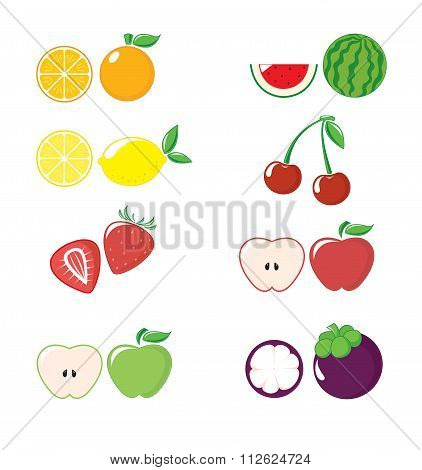 fruit vector set