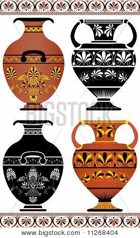 Görög váza készlet