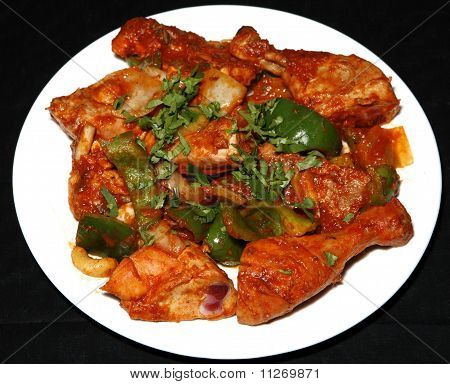 poulet Tandoori en plaque