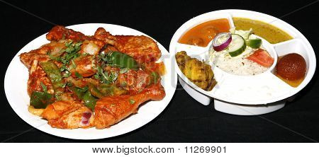 poulet Tandoori en plaque
