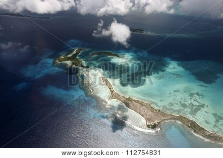 South America Venezuela Los Roques Air View