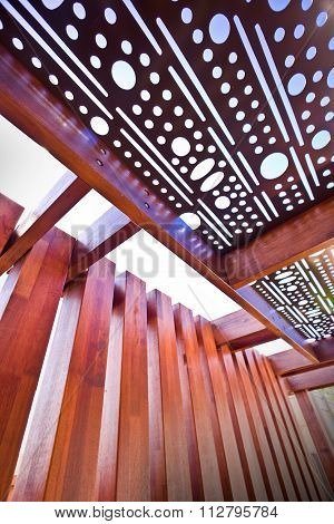 Beautifull Roof Of Hosue Made Of Wood