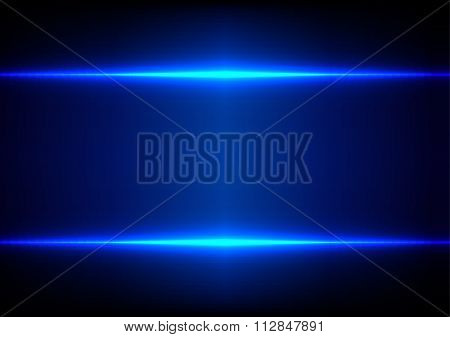 Abstract Blue Light Effect Background