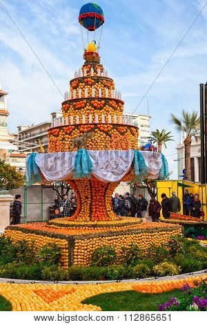 Lemon Festival (Fete du Citron) on the French Riviera.