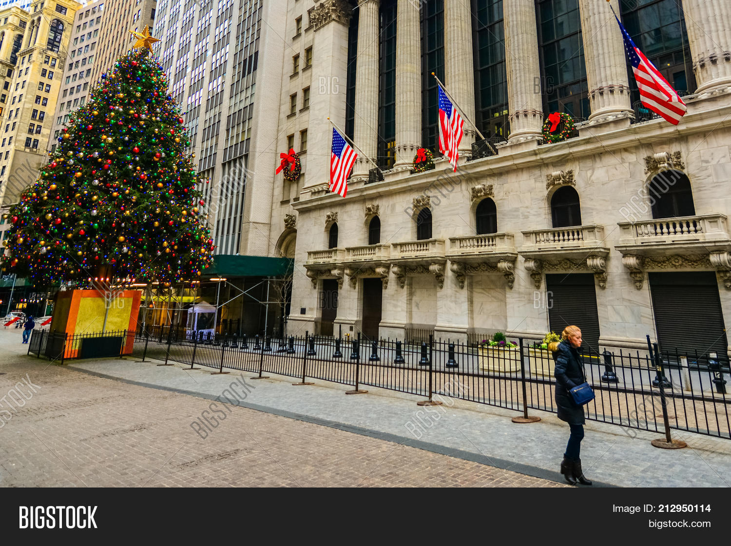 Wall Street Christmas Image & Photo (Free Trial) Bigstock
