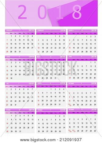 Calendar-2018
