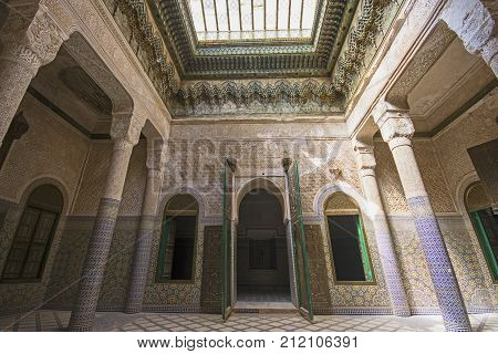 Telouet Kasbah Palace Building Inside