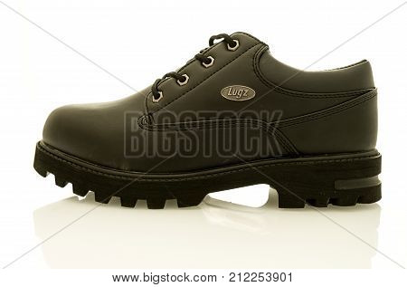 Winneconne WI - 28 October 2017: A Lugz shoe on an isolated background.