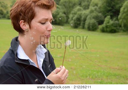 Young woman in the nature