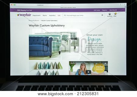 Milan, Italy - August 10, 2017: Wayfair.com Website Homepage. It Is An American E-commerce Company T
