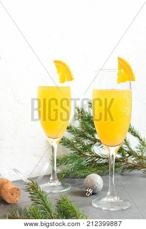 Mimosa Cocktail For Christmas