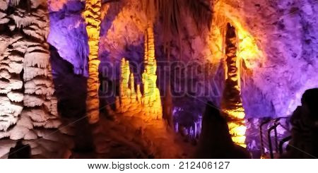 A trip to the stalactites Cave in the center of the country near the Beit Shemesh
