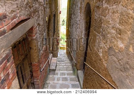 Street And Alley Of Pitigliano