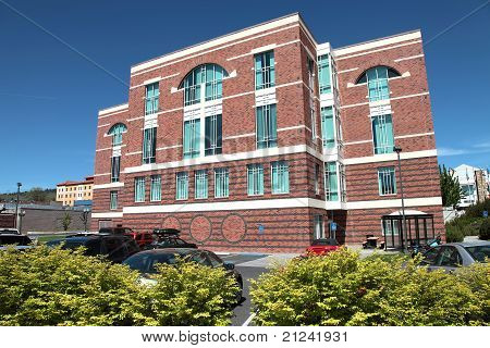 Downtown Klamath falls i Oregon.