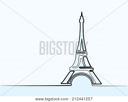 Paris Eiffel Tower Icon