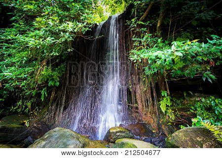 Sai-yoi waterfall in Phu Pha Yon National park, Sakon Nakon, Thailand